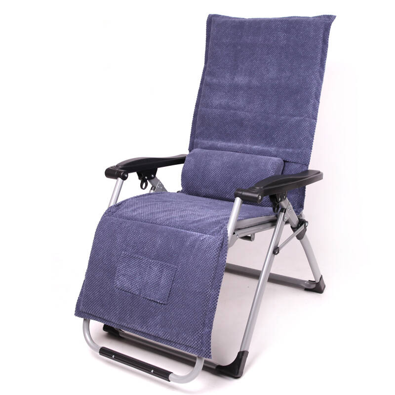 午憩宝 人体工学躺椅折叠椅午休椅折叠床午睡床休闲椅沙滩椅 时尚酷黑