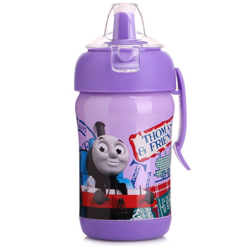 thomas&friends)蘑菇头儿童保温杯双盖两用水壶水杯260ml(紫色)4506tm