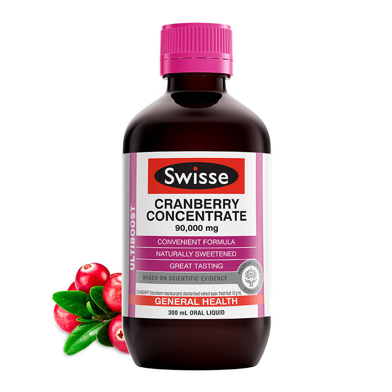 Swisse蔓越莓饮料300毫升 澳洲进口 支持女性