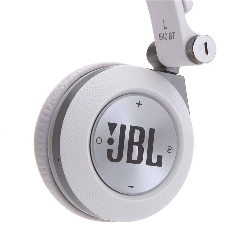 jbl e40bt 可折叠便携头戴式蓝牙耳机 白色