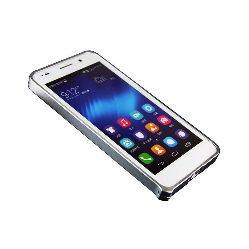 美纶纽 卡扣款金属边框手机套保护套 适用于华为荣耀6/h60-l01/l02