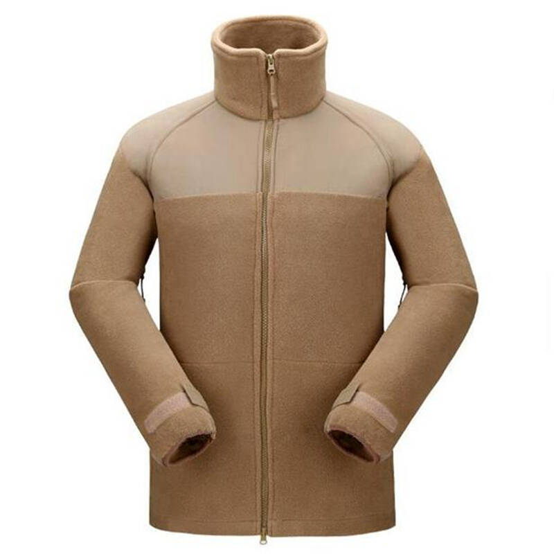 news attack户外 美版战斗衣特战衣 保暖抓绒衣加厚外套 泥色 xl