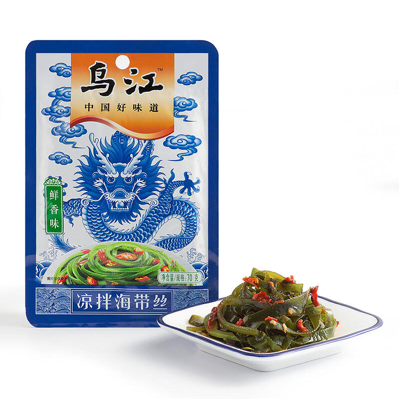 乌江涪陵榨菜 80g鲜香味海带丝 重庆特产佐餐开胃下饭菜 送粥下馒头