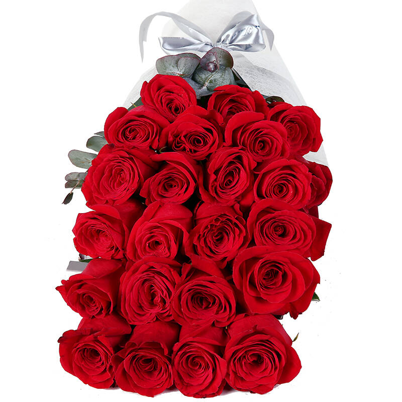 19朵红色进口东非裂谷非洲之心玫瑰花 情人节礼物 限量预售【京东专供