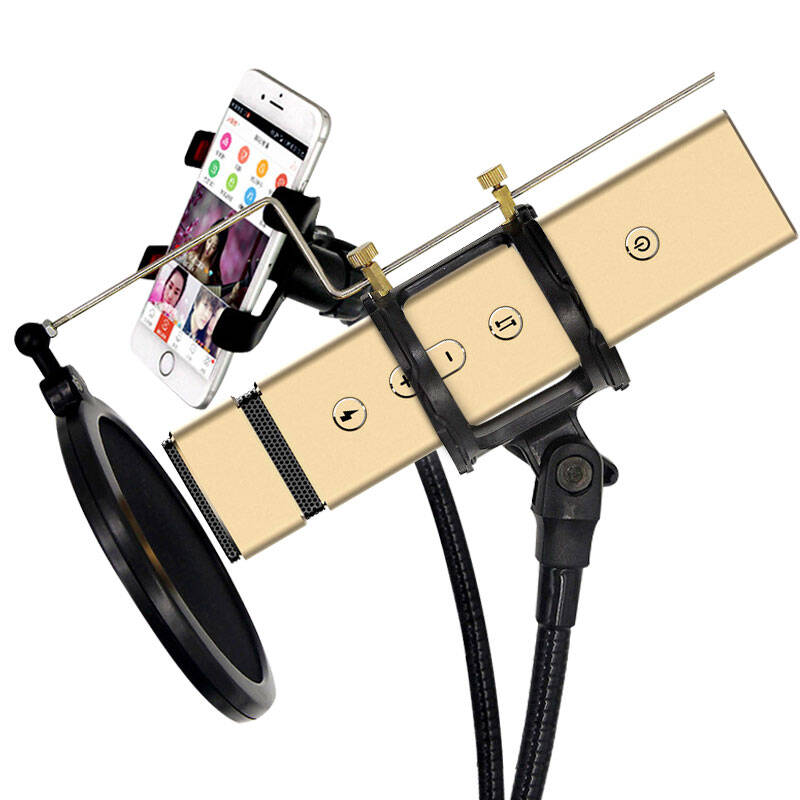 唱吧M1麦克风手机直播全民k歌录音话筒喊麦设