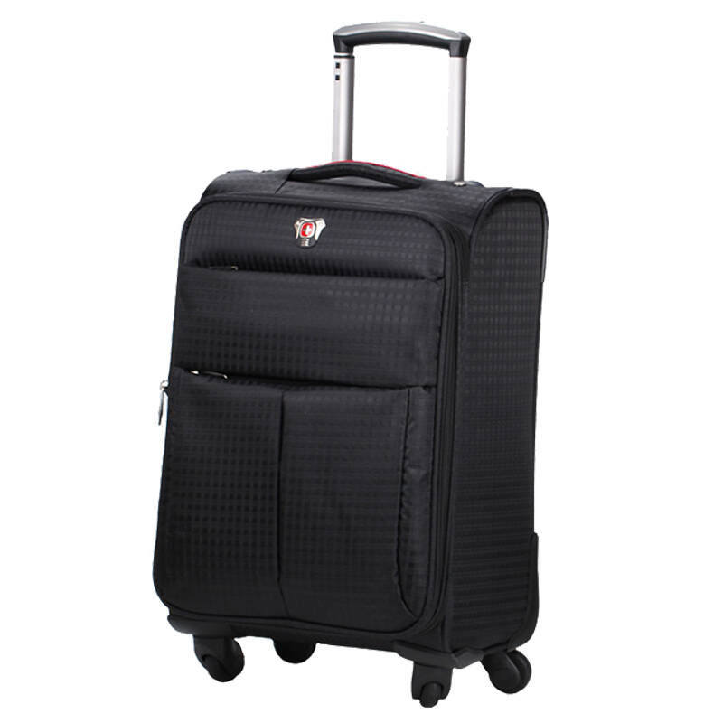 swissgear瑞士军刀商务电脑行李拉杆箱旅行箱包男女款3807万向轮 黑色