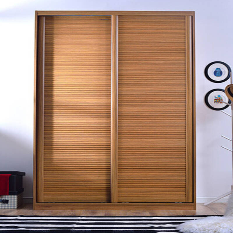 卡米洛 推拉门衣柜 木质百叶滑移门 整体可以定制 专利静音 德国环保