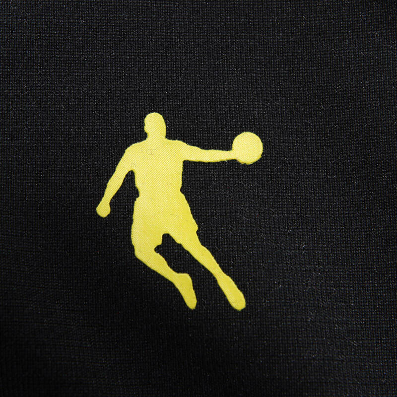 乔丹篮球服套装男夏装篮球比赛运动训练v领队服球衣xnt2544902 黑色 2