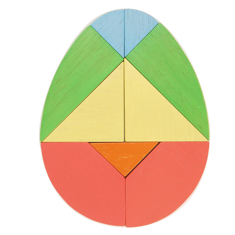 木马智慧 积木拼插儿童益智早教玩具 9块智力拼图