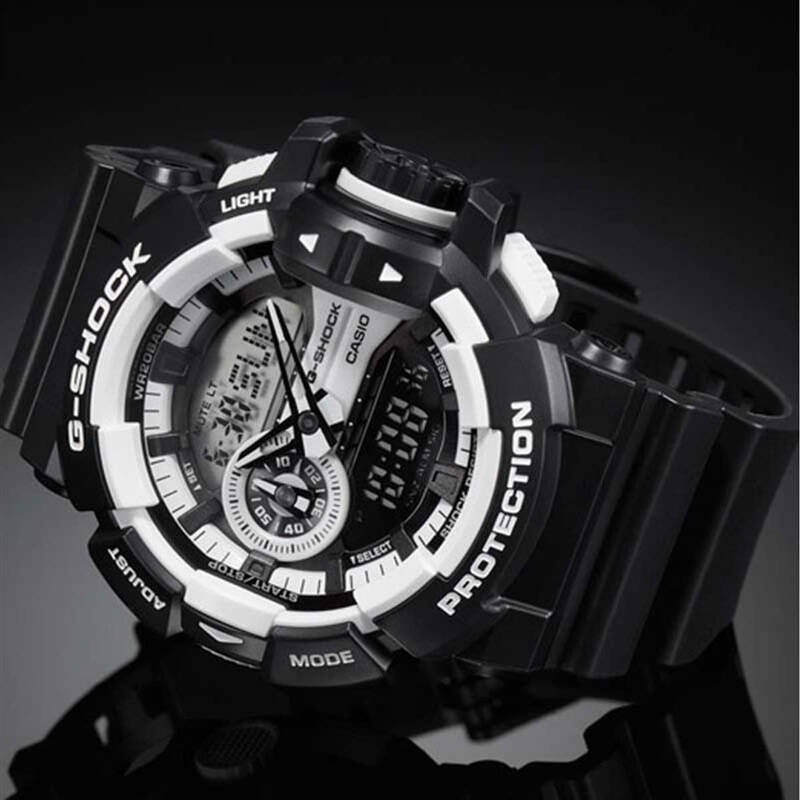 卡西歐(casio)手錶 g-shock系列全新ga旋轉錶冠石英電子男表ga-400-1a