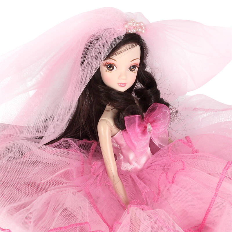 可儿娃娃浪漫婚纱 花样新娘 9083