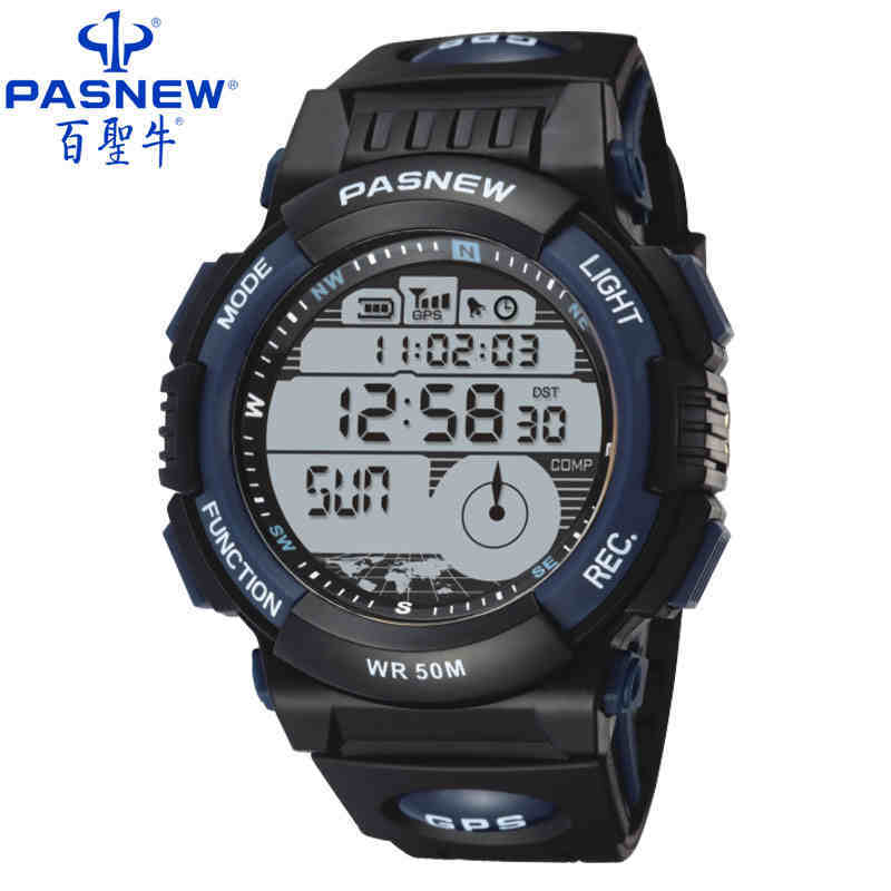 百圣牛gps户外运动手表男表正品跑步防水多功能电子表pse402 402