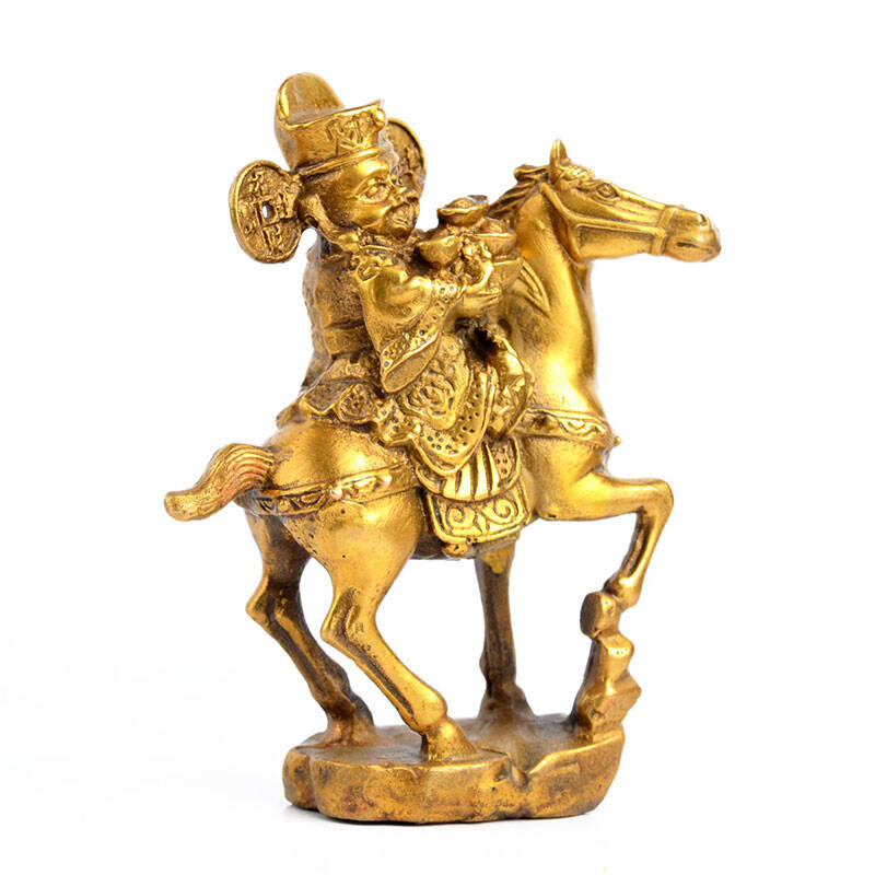 风水阁 纯铜马上升官风水摆件家居工艺品旺事业升官晋级必备