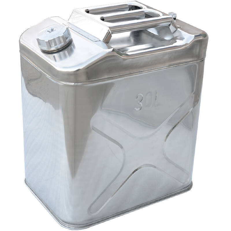 不锈钢 柴油桶 加油桶 汽油桶 备用油箱 食用油 30升 备用油箱 油桶