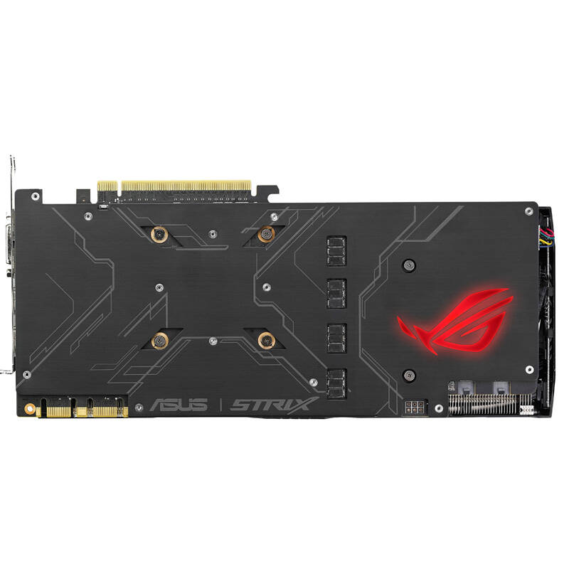 华硕(asus)rog-strix-rx580-o8g-gaming 8g/8000mhz 256bit gddr5 pci