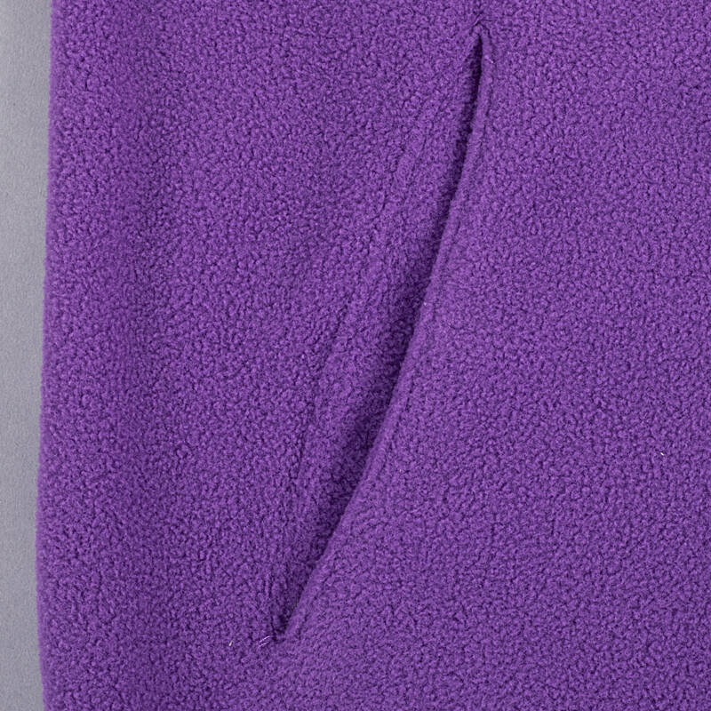 百年品牌 女式休闲纯色户外圆领长袖卫衣/外套 dt09a42zc-艳紫/深紫