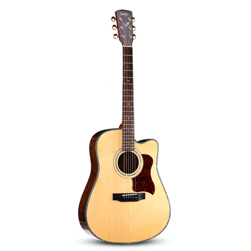 萨伽saga ds20 ds20c ds200c 41寸 单板吉他 高档民谣吉他 ds20c原木