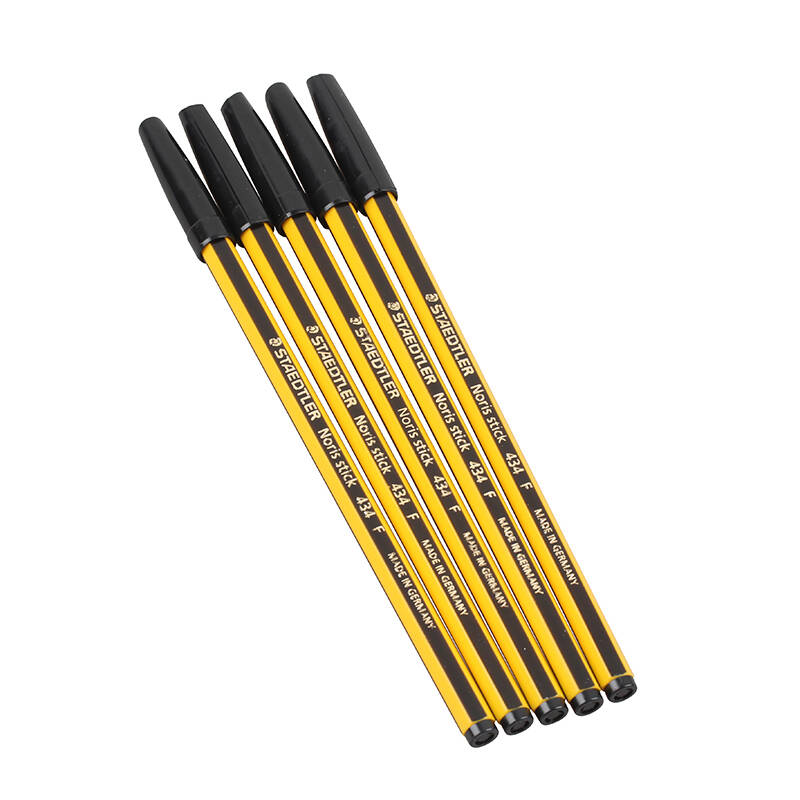 staedtler施德楼434f圆珠笔 铁甲武士原子笔 小蜜蜂圆珠笔 f嘴 黑色