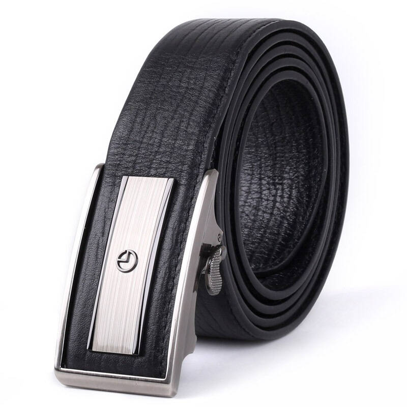 金利来(goldlion)男士牛皮自动扣皮带 agbe0859-51 黑色 京东自营