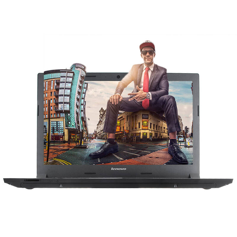 联想n40-45 14.0英寸笔记本电脑 (e1-6010 4g 500g 集显) 黑色