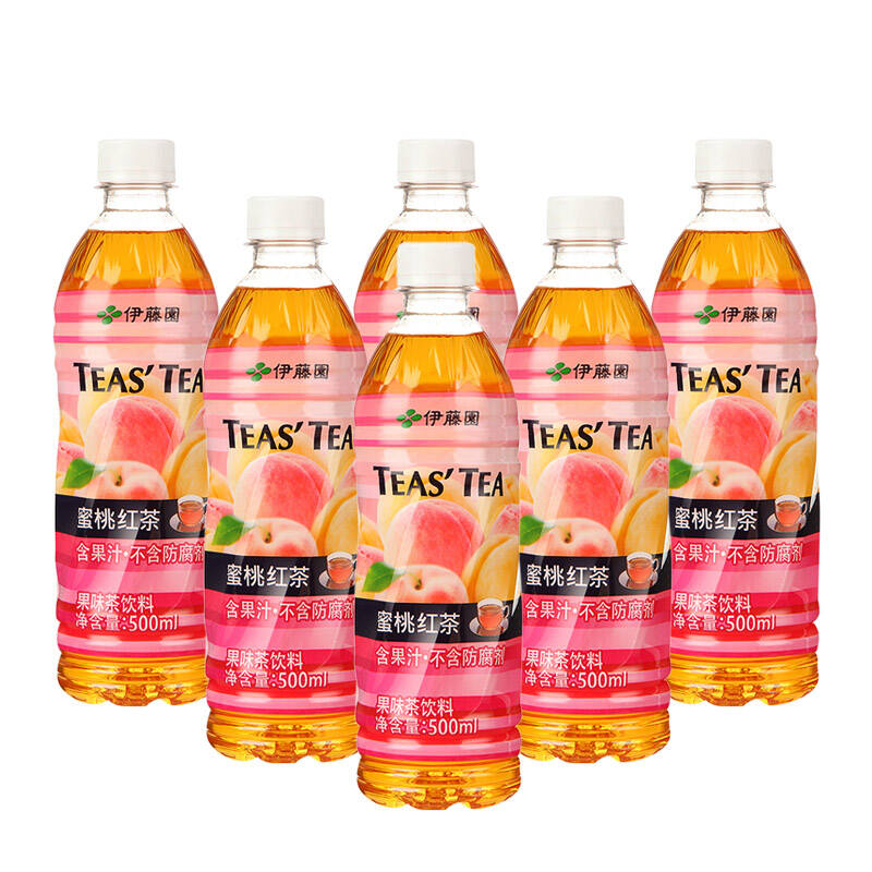 【京东超市】伊藤园(itoen)水蜜桃红茶500ml*24瓶 整箱