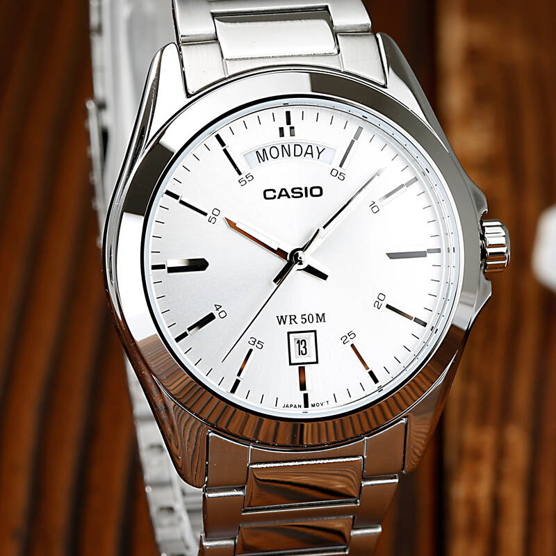 【全国联保】卡西欧(casio)手表石英系列夜光男表 mtp-1370d-7a1