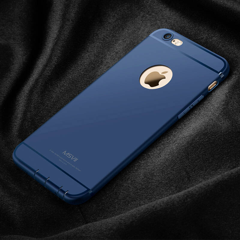摩斯维 苹果6s手机壳/保护套磨砂防摔糖果软壳男女款 适用iphone6/6s