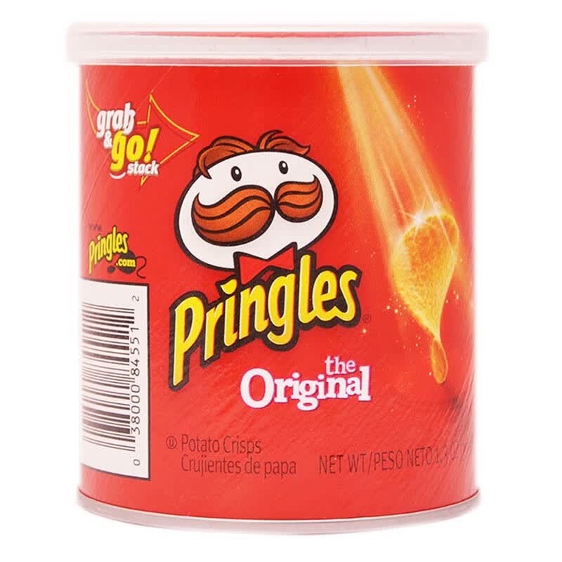 美国进口pringles品客薯片原味37g