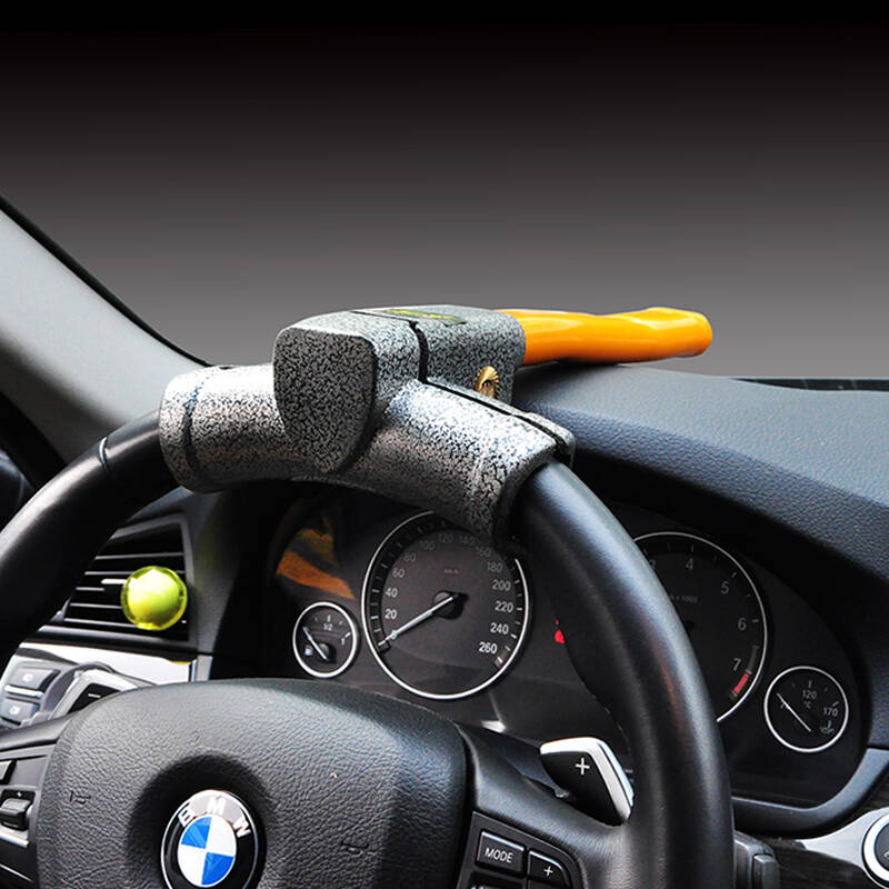 森虎 方向盘锁 汽车锁 汽车锁具方向盘锁 t型锁 车锁 防盗锁时尚拼接