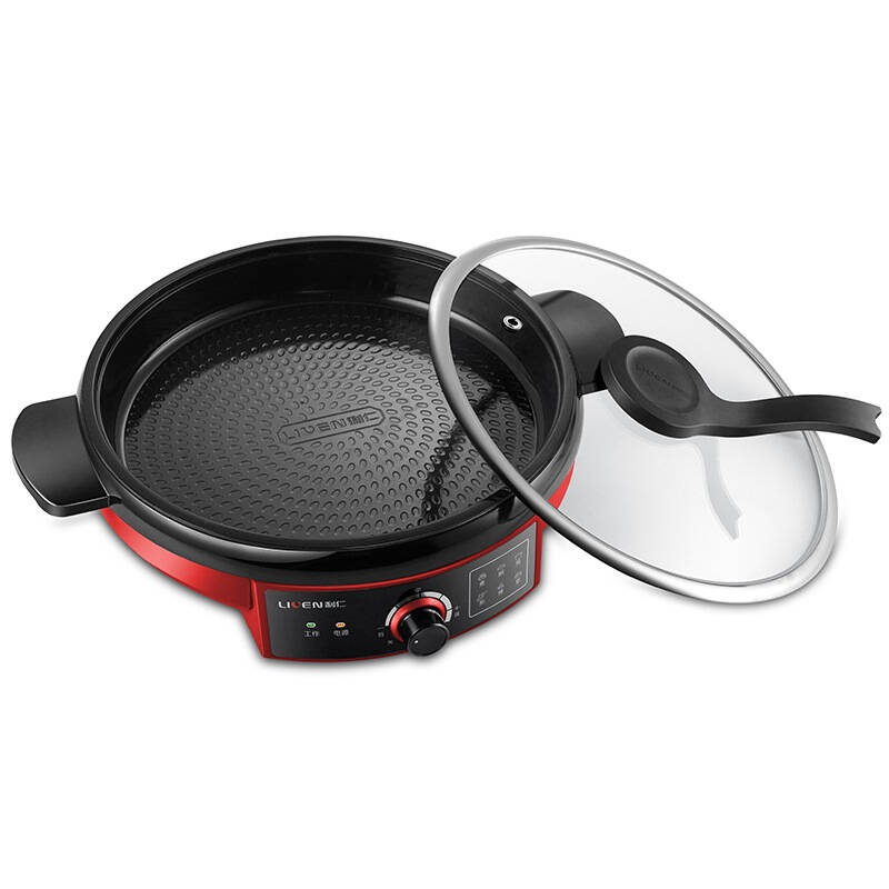利仁(liven)炫彩多功能电煎锅jg-j3501 (陶瓷釉涂层) - 京东