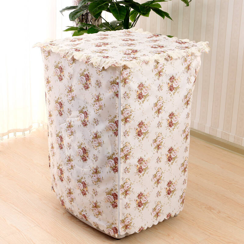 安俊家居 洗衣机套罩防水防晒波轮滚筒洗衣机罩 春花田园 上开盖a1(55