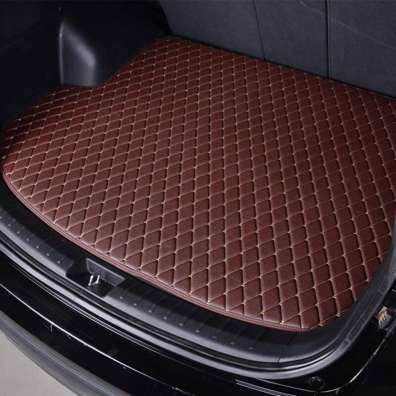 奥仑堡 别克专用超纤皮革 后备箱垫 后仓垫子 汽车尾箱垫 咖啡色 英朗