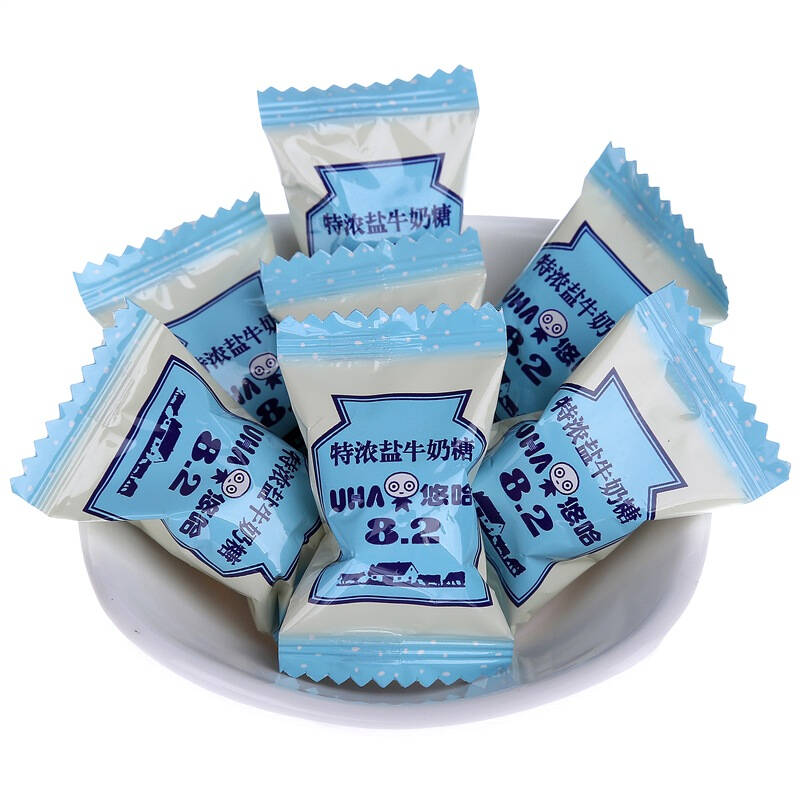 【京东超市】悠哈(uha)特浓盐牛奶糖 108g
