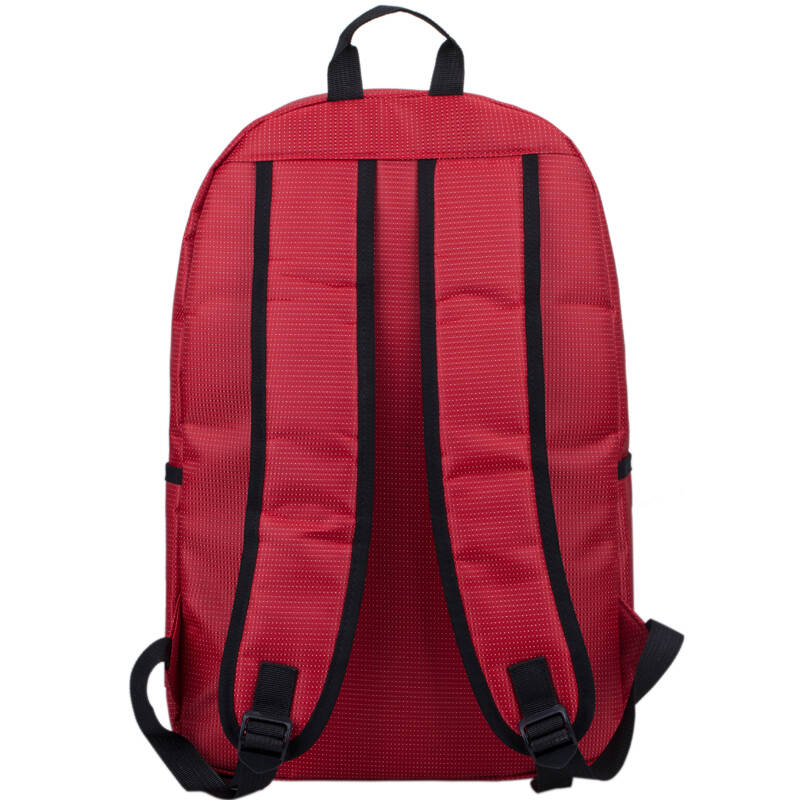 auberge韩版防水旅行双肩包大容量女款背包加宽肩带高中学生书包 红色