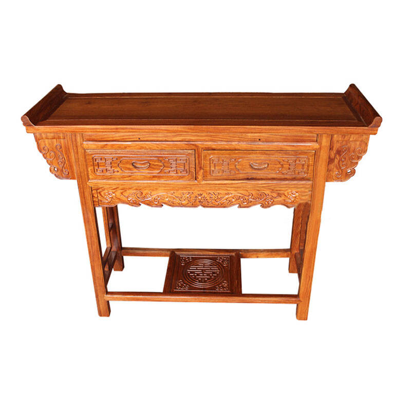 琼玛莎红木条案供桌佛龛 花梨木 佛桌 香案仿古实木翘头 佛龛供桌神柜