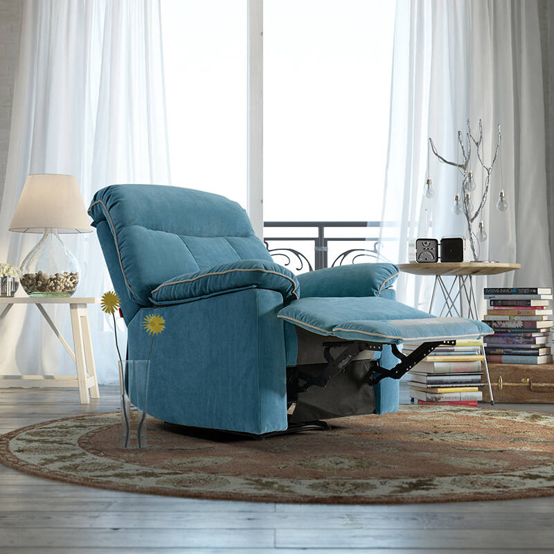 顾家家居kuka 单人沙发躺椅懒人沙发休闲椅沙发 美式功能沙发线下店