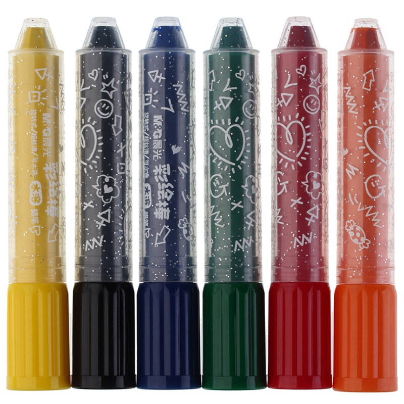 晨光(m&g)agmw8001 彩绘棒 6色