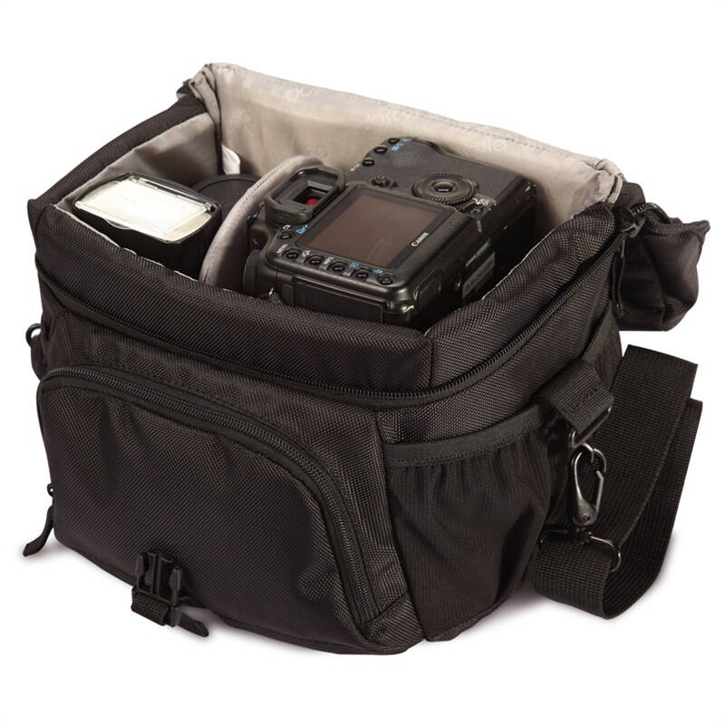 dostyle cp103相机包摄影包单反旅行背包 单肩便携 尊爵黑