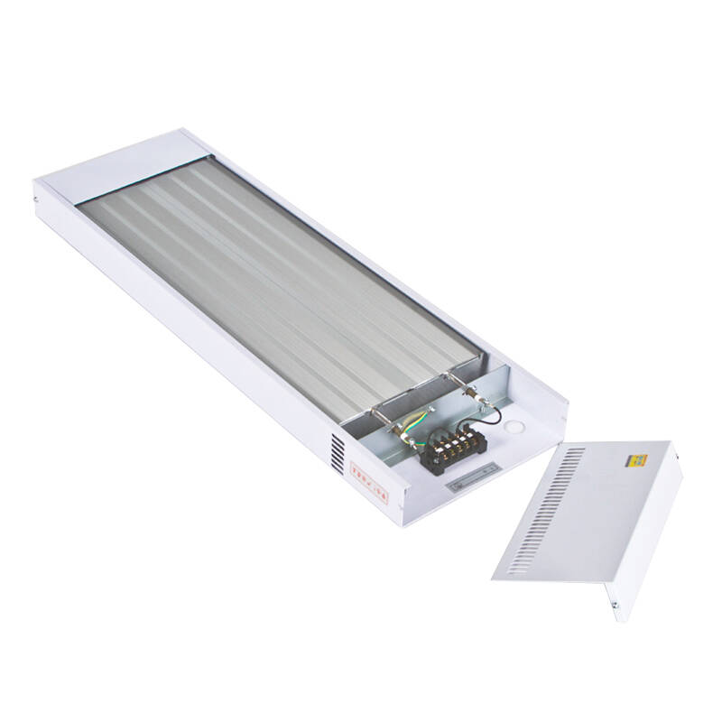 澳柯玛电暖气片 耐澳远红外线加热电暖器 浅灰色 1200w