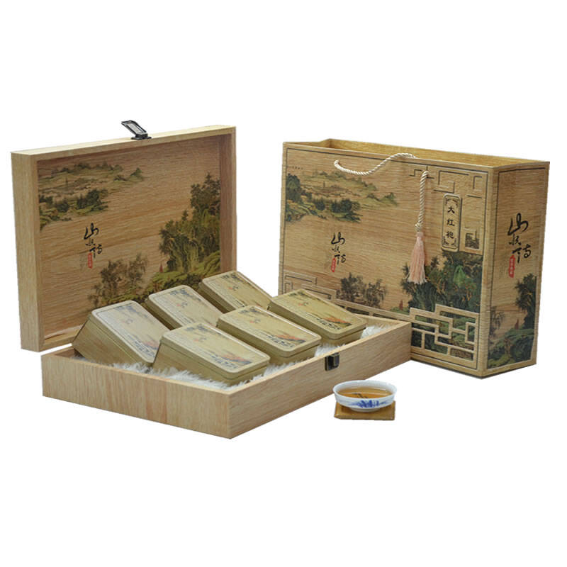 闽南白氏 大红袍新茶叶 山水情茶礼送礼首选 6铁盒精装 250克高档礼盒