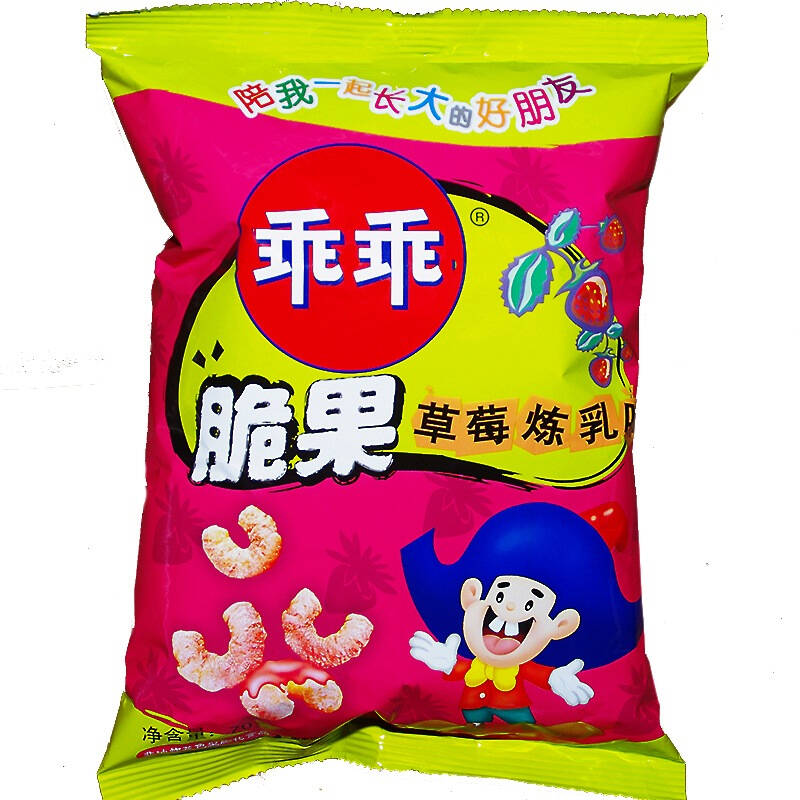 【京东超市】乖乖 脆果 草莓炼乳 70g