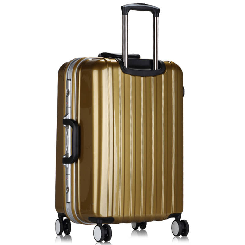 花花公子playboy拉杆箱行李箱铝框旅行箱24寸 香槟色 24寸