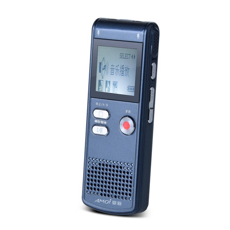 夏新a62录音笔 远距离中文显示降噪 智能高清mp3播放器 可设置场景
