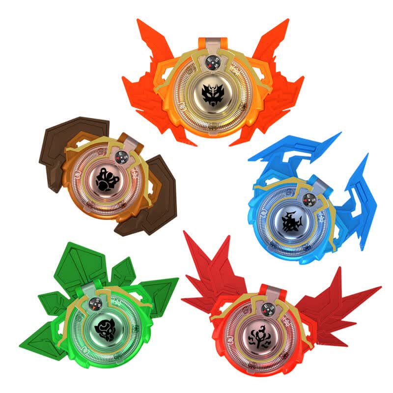 猪猪侠 陀螺 五灵兽五灵锁变身器召唤器侠武林锁动漫声光玩具手表玩具