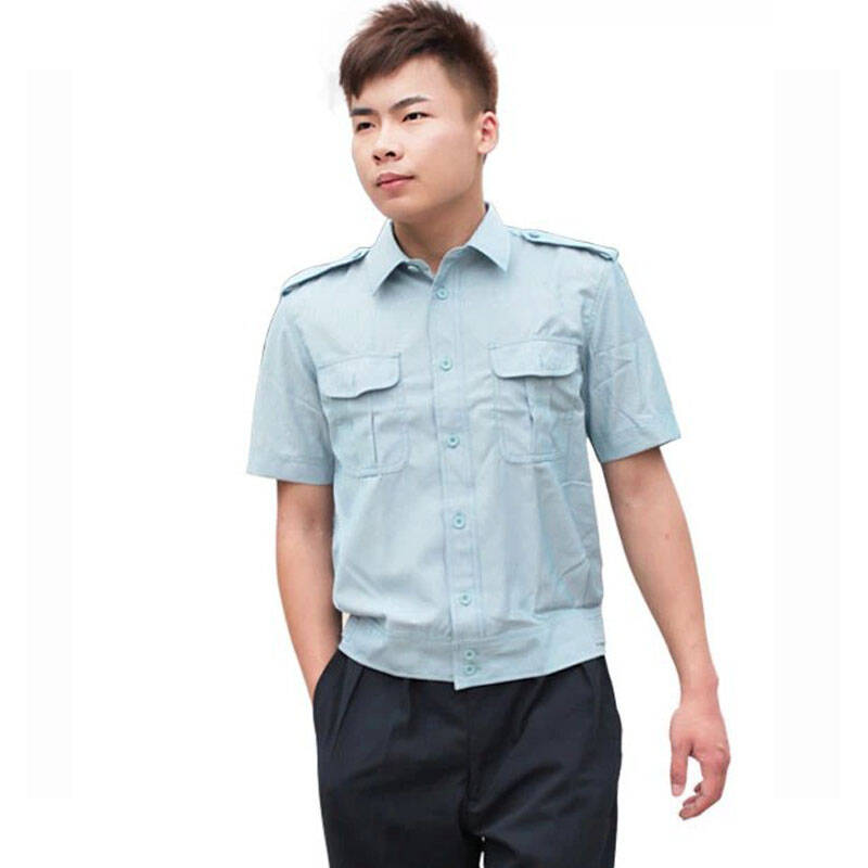 户外人气流行时尚耐磨制服99空夹克衬衣短袖耐用衬衣夏季学生军训衬衣