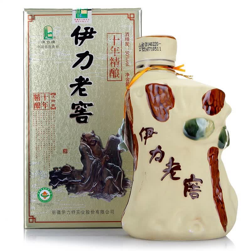 伊力特 伊力老窖十年精酿50度 480ml 京东自营
