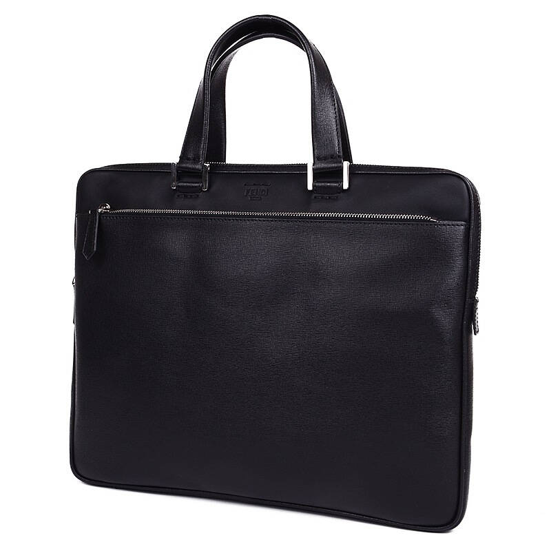 fendi 芬迪 男士黑色牛皮公文包 7va339 p3d f0gxn