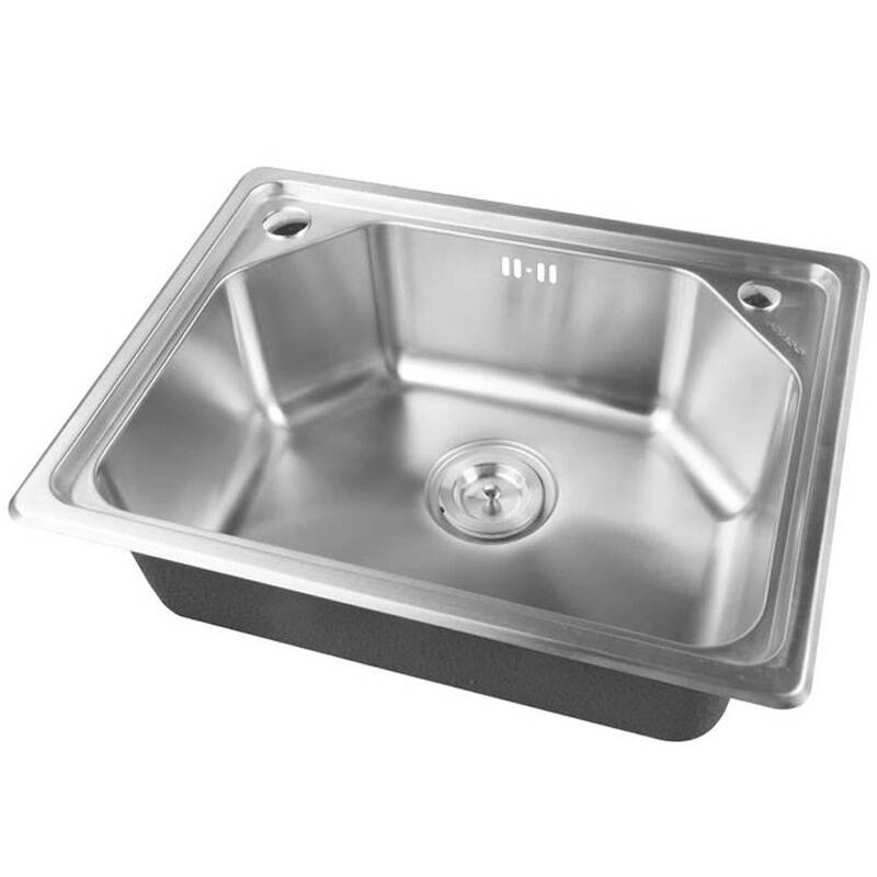 九牧(jomoo) 不锈钢水槽单槽洗菜盆d060012/8z-1(06059)