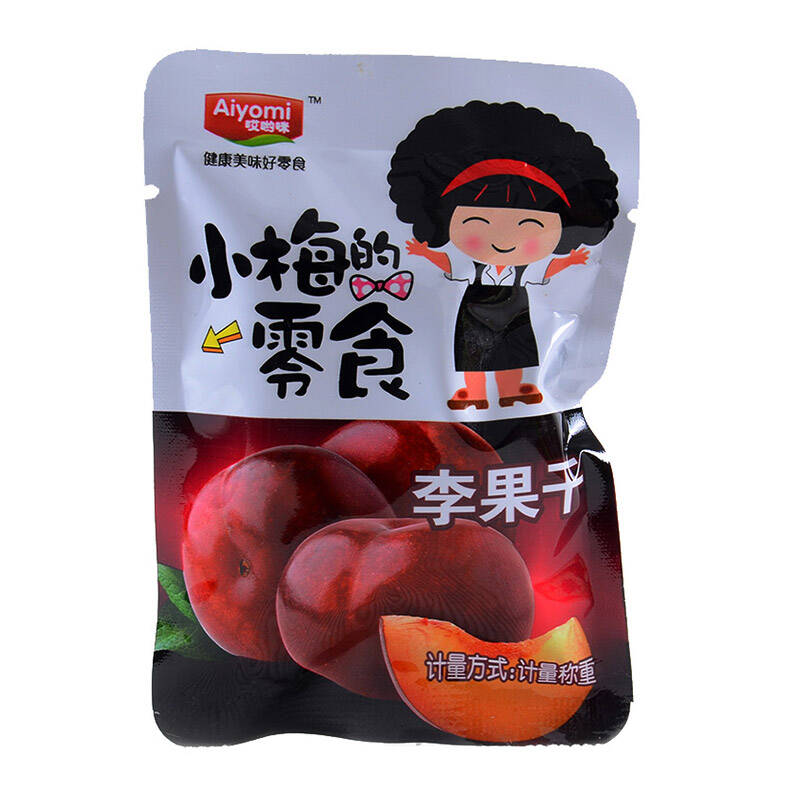 aiyomi 小梅的休闲零食半李果干 约61g/袋 营养干果果脯系列 蜜饯水果