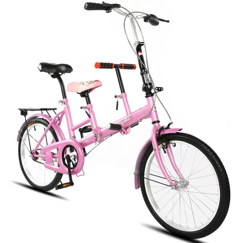 20寸亲子折叠车男女小孩学生上班上学休闲娱乐自行车亲